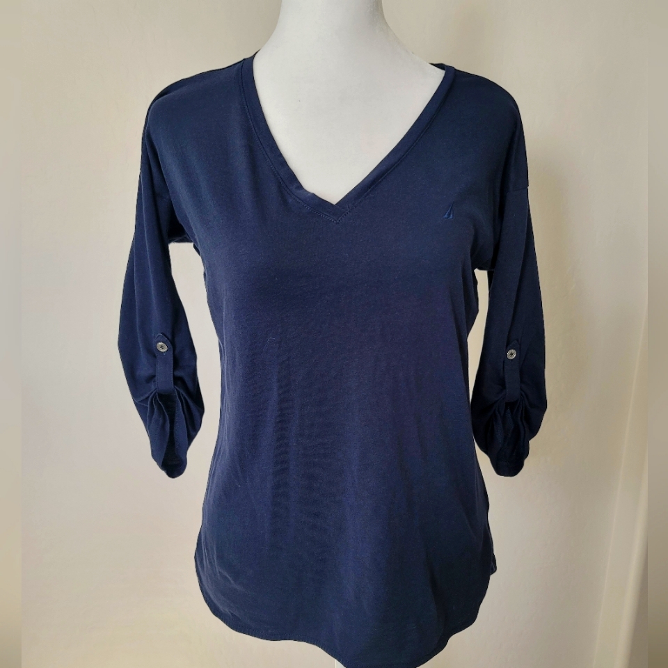 Nautica Tshirt In Navy Blue